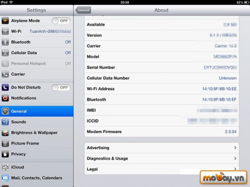 Kiểm tra pin ipad iphone bị chai no jailbreak - 2