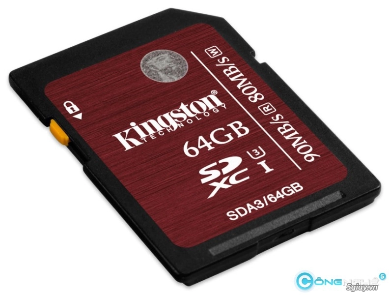 Kingston ra mắt thẻ nhớ sdhcsdxc uhs-i speed class 3 u3 tốc độ nhất dành cho phim 4k và ultra-hd - 1