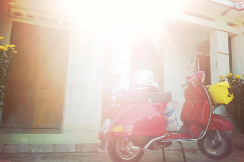 Kinh ngạc vespa cổ phượt sài gòn lũng cú - 9