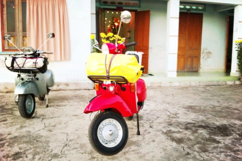 Kinh ngạc vespa cổ phượt sài gòn lũng cú - 12