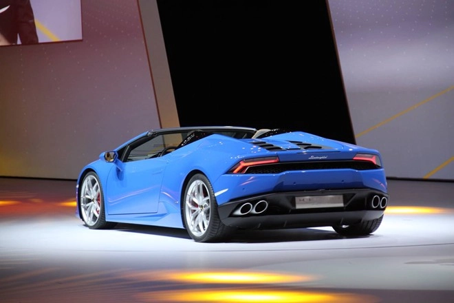 Lamborghini trình làng siêu xe mui trần huracan spyder - 3