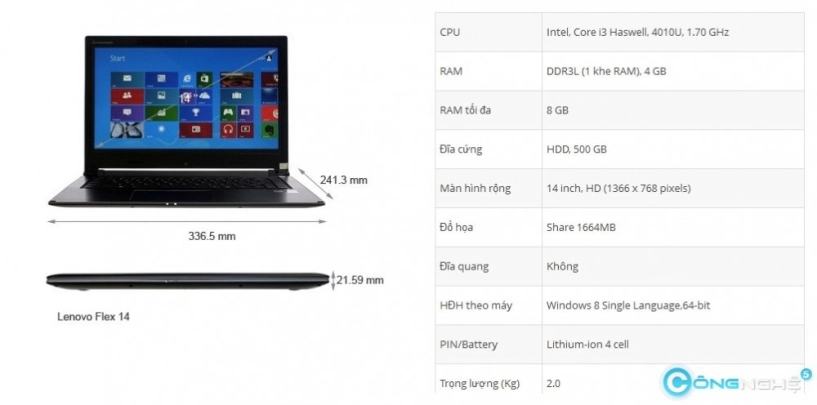 Lenovo flex 14 xuất hiện tại việt nam với khuyến mãi khủng - 2