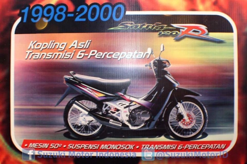 Lịch sử dòng xe satria của suzuki qua các thời kỳ - 2