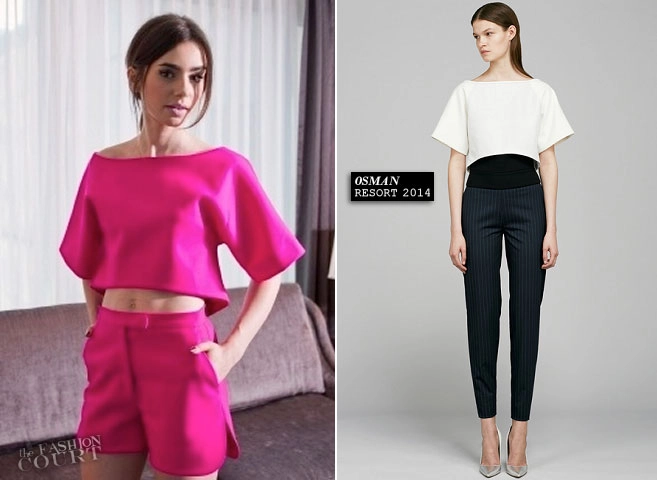 Lily collins - tín đồ crop top - 7