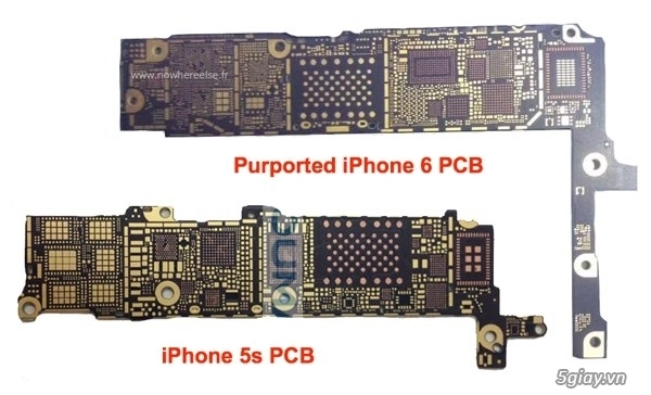 Lộ ảnh bo mạch chủ iphone 6 có chip nfc - 1