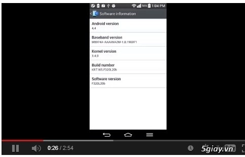 Lộ clip quay màn hình lg g2 chạy android 44 - 1