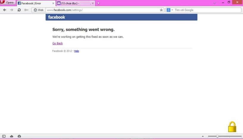 Lỗi sorry some thing went wrong trên facebook và giải pháp khắc phục - 2