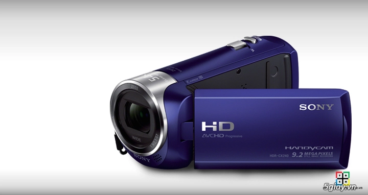 Máy quay phim sony handycam hdr-cx240e - sức mạnh lớn trong thân hình nhỏ - 6