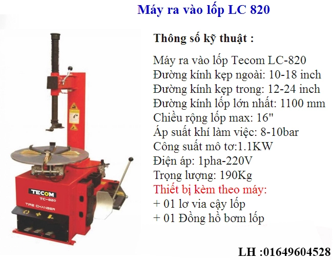 Máy ra vào lốp ô tô xe máy - 3