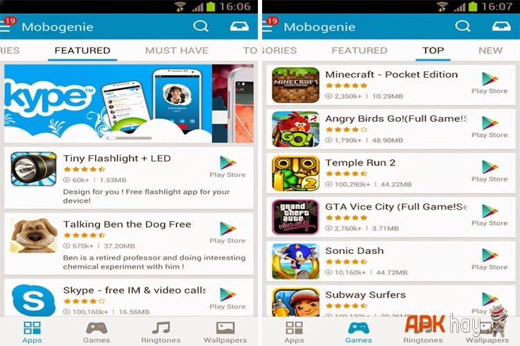 Mobogenie market - tải nhạc 320kb miễn phí ứng dụng trên android - 1