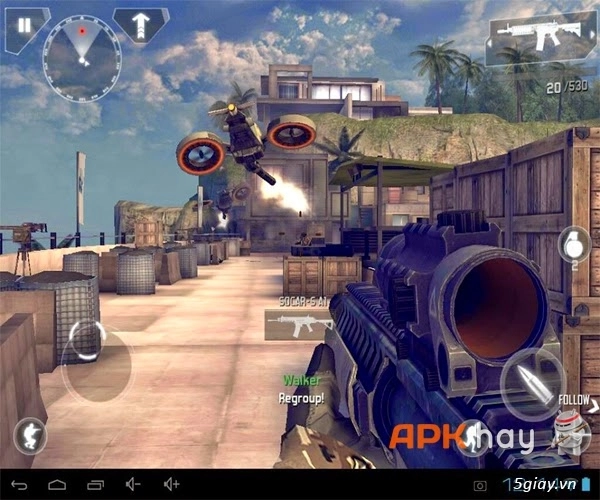 Modern combat 4 zero hour mod - bắn súng kinh điển android - 7