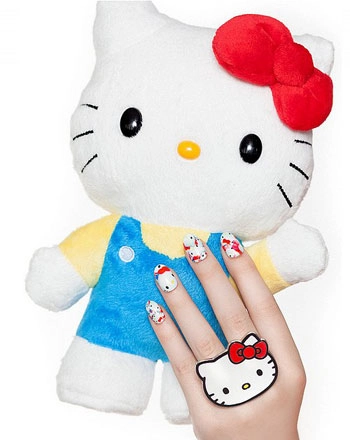 Móng tay hello kitty cho ngày cuối tuần rực rỡ - 4