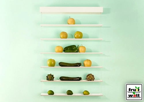 Một số cách xếp đặt hoa quả trên tường - 6