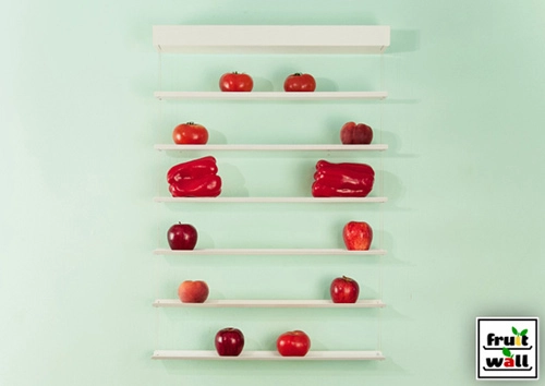 Một số cách xếp đặt hoa quả trên tường - 7