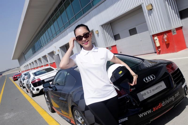 Ngắm dàn đại sứ thương hiệu của audi tại trường đua autodrome dubai - 11