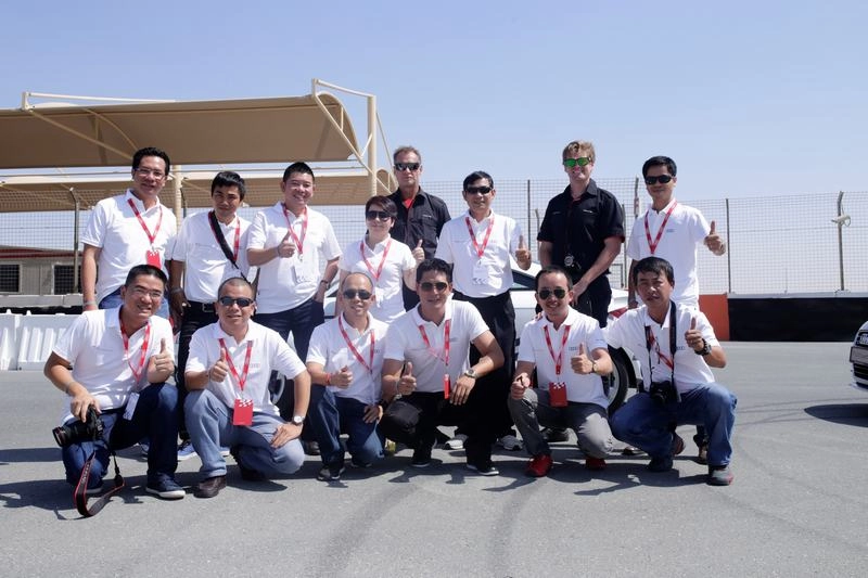 Ngắm dàn đại sứ thương hiệu của audi tại trường đua autodrome dubai - 13