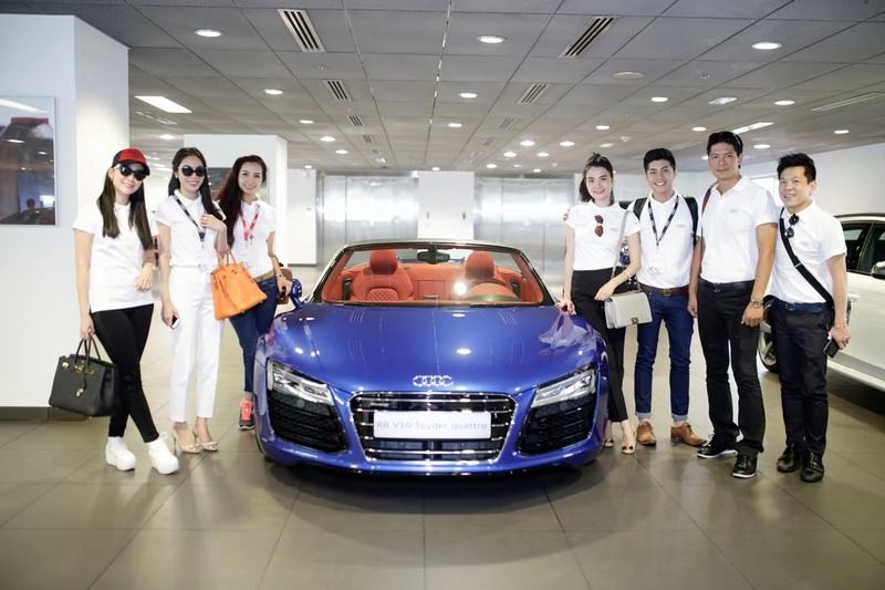 Ngắm dàn đại sứ thương hiệu của audi tại trường đua autodrome dubai - 17