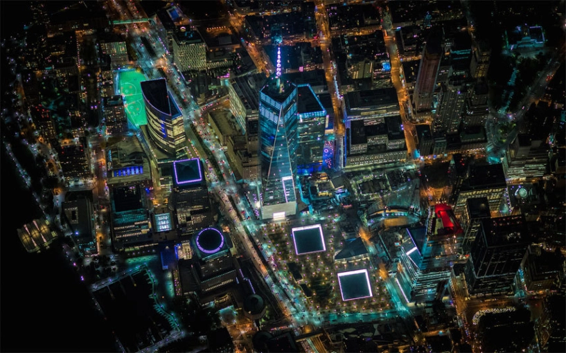 Ngắm vẻ đẹp huyền ảo của new york về đêm từ trực thăng - 3