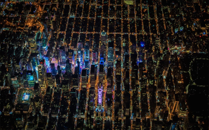 Ngắm vẻ đẹp huyền ảo của new york về đêm từ trực thăng - 7