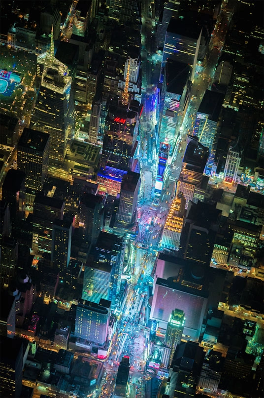 Ngắm vẻ đẹp huyền ảo của new york về đêm từ trực thăng - 8