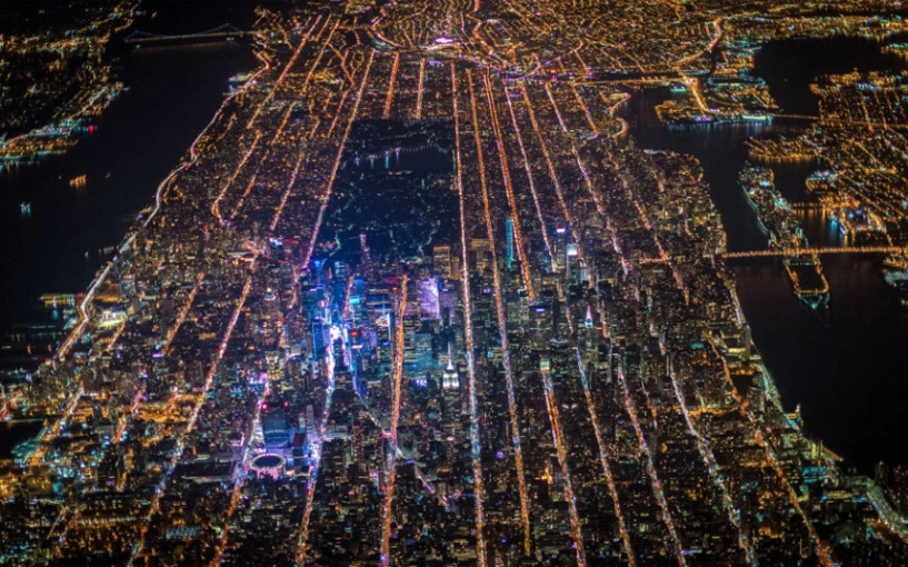 Ngắm vẻ đẹp huyền ảo của new york về đêm từ trực thăng - 10