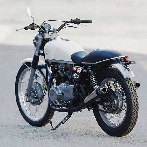 Ngắm yamaha sr400 độ của vũ công ba lê - 4