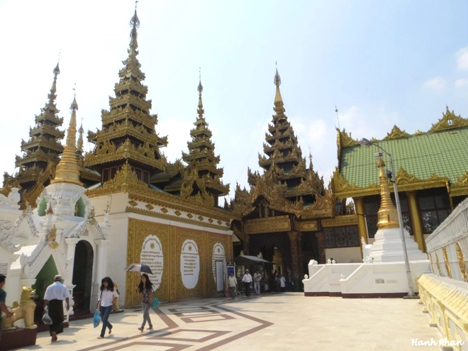 Ngôi chùa dát 90 tấn vàng và hàng nghìn viên kim cương ở myanmar - 3