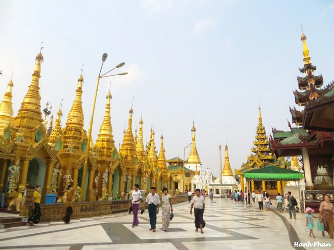 Ngôi chùa dát 90 tấn vàng và hàng nghìn viên kim cương ở myanmar - 4