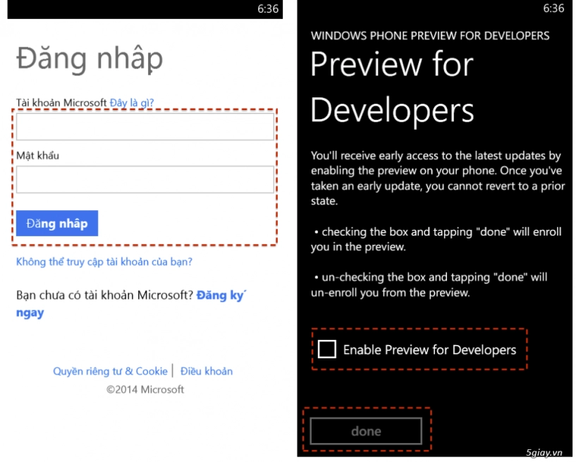 Người dùng wp được cập nhật wp81 thông qua developer for preview - 5