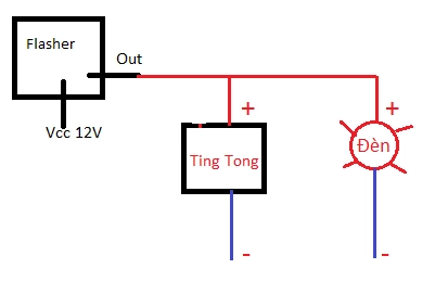 Nguyên lý hoạt động của cục chớp flasher - ding dong toyota - 2