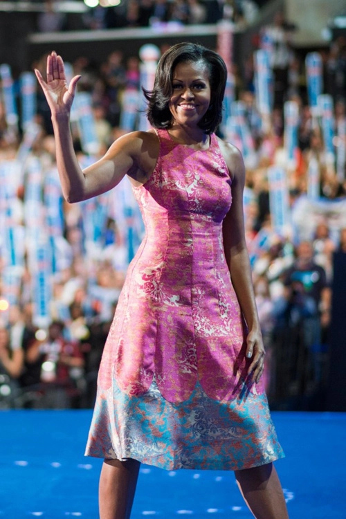 Những bộ váy chinh phục cử tri của bà obama - 12