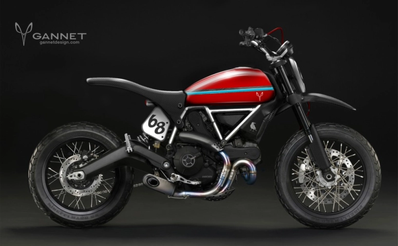 Những chiếc ducati scrambler phiên bản concept độ đầy tinh tế - 3