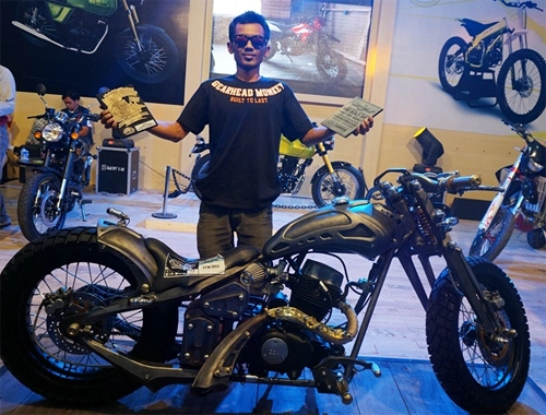 Những chiếc môtô độ cực kì độc đáo tranh tài tại indonesia - 3