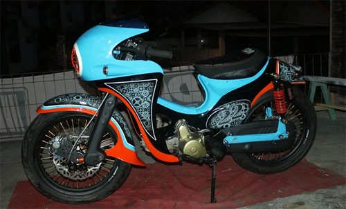 Những chiếc môtô độ cực kì độc đáo tranh tài tại indonesia - 10