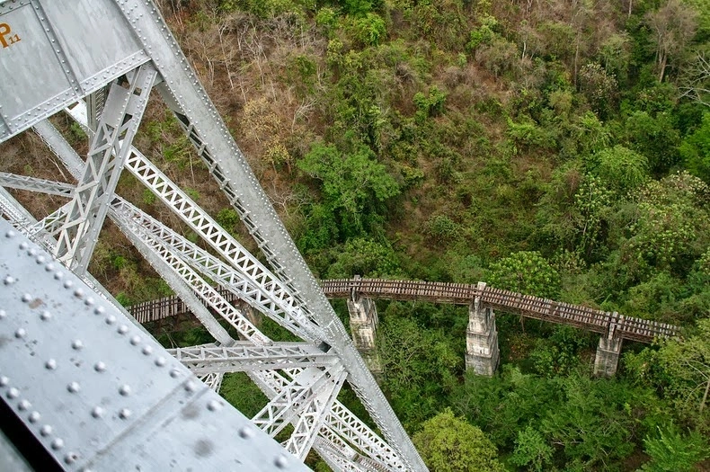 nín thở đi trên cầu cạn goteik cheo leo tại myanmar - 6