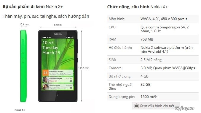 Nokia x chính thức bán ra tại việt nam từ tháng 5 giá 2750000 đ - 3