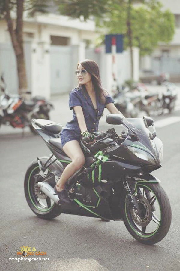 Nữ giám đốc hà thành xinh đẹp với niềm đam mê xe mô tô - 4