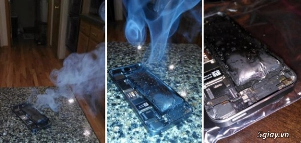 Pin iphone tự bốc cháy khói bao trùm cả căn nhà - 3