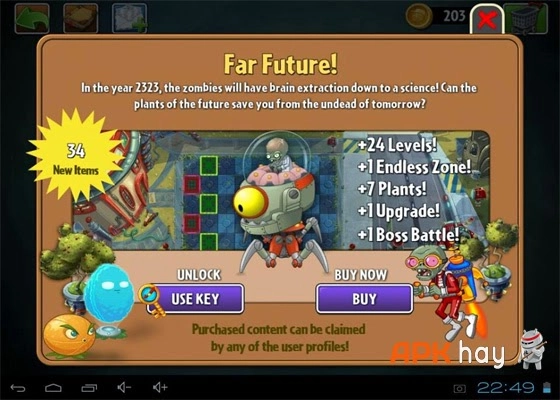 Plants vs zombies 2 v231 mod cuộc chiến zombie android - 8