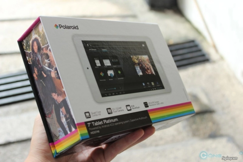 Poladroid mid0748 tablet thiết kế tốt màn hình đẹp hiệu năng chưa cao - 2