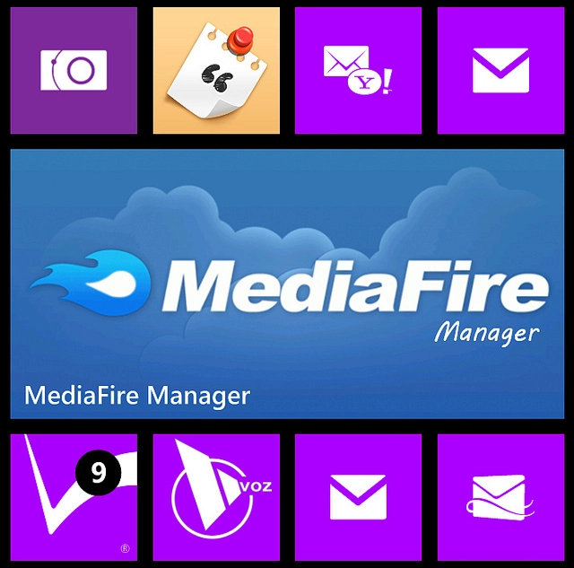 Quản lý và share file từ mediafire trên điện thoại wp8 - 1