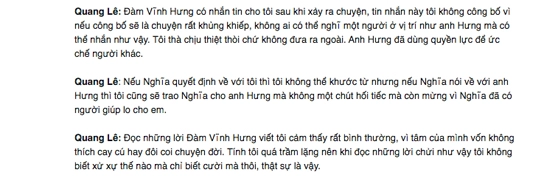 Quang lê đàm vĩnh hưng dùng quyền lực ức chế người khác - 2