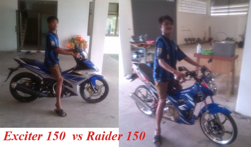 Raider 150 vs exciter 150 với chiều cao này và vẻ ngoài như vậy thì nên đi xe nào - 1