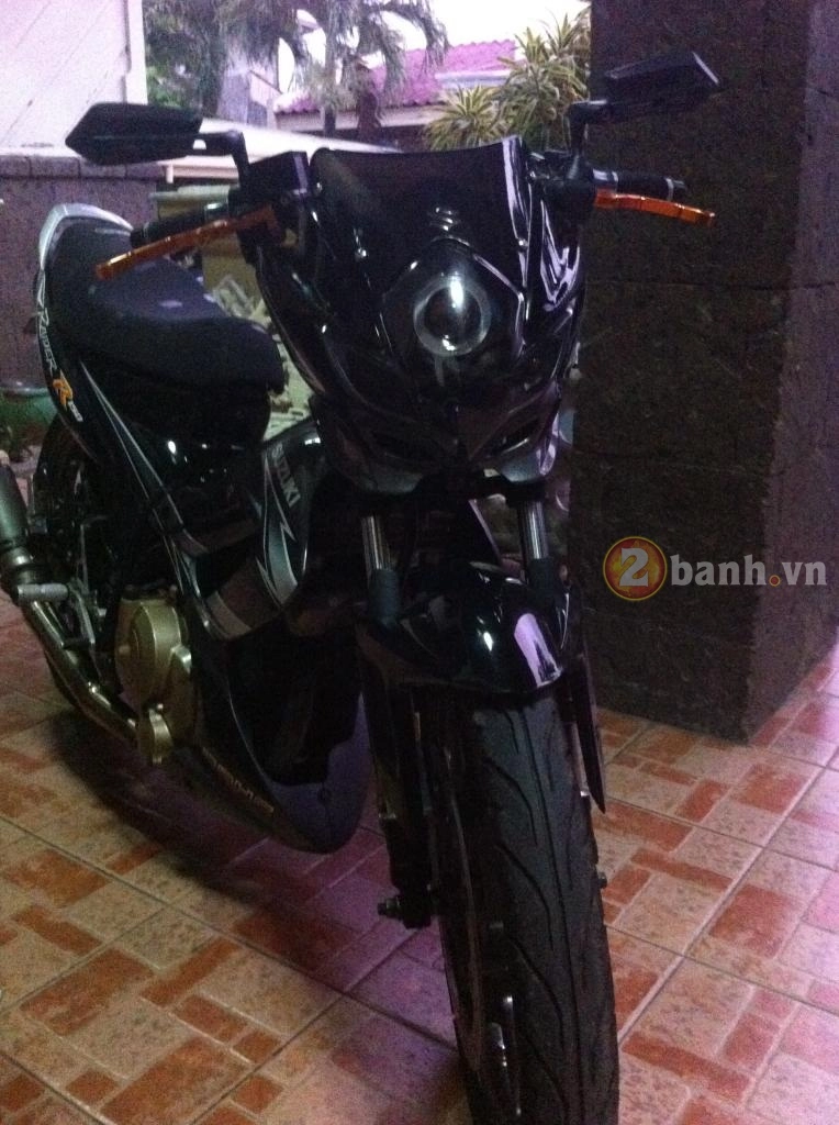 Raider r150 đen mạnh mẽ từ 1 biker philippine - 3