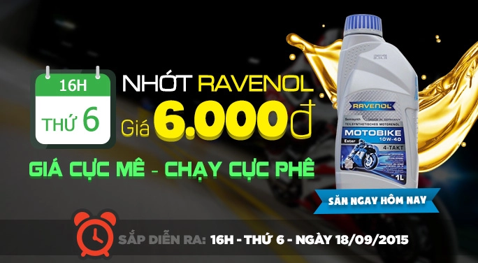 Ravenol - thương hiệu dầu nhờn cao cấp của đức gia nhập thị trường việt nam - 1