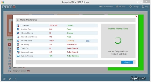 Remo more - tối ưu hóa máy tính đơn giản miễn phí mà hiệu quả - 3