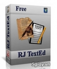 Rj texted portable 865 - trình biên tập văn bản và nguồn chuyên nghiệp - 1