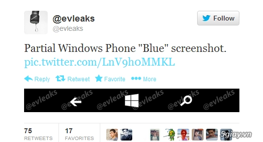 Rò rì ảnh chụp màn hình windows phone blue wp81 - 1