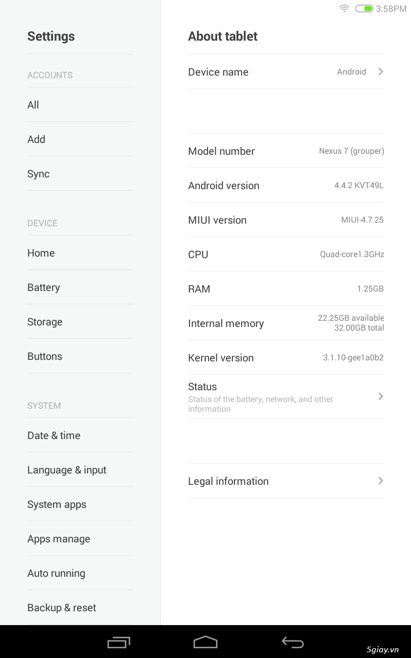 Rom miui v6 442 cho nexus 7 2012 grouper - 5