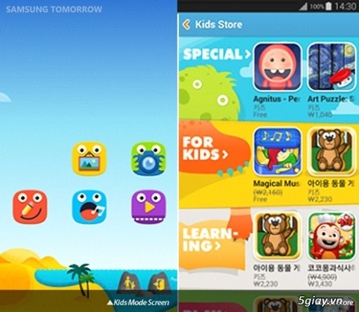 Samsung cập nhật kids store trên galaxy s5 và galaxy tab s với hơn 900 ứng dụng - 2